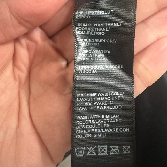 Rebecca Minkoff Black Vegan Leather Jacket - Picture 8 of 9